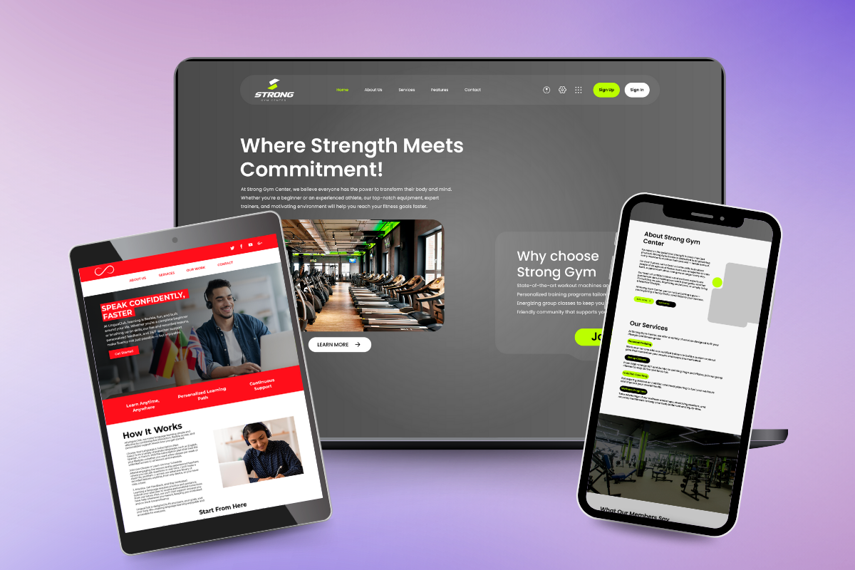 Modern Corporate Website